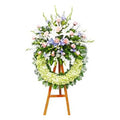 Corona floral de Hortensias