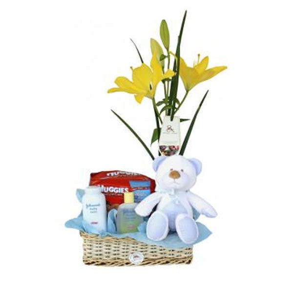 Arreglo floral nacimiento Mateo