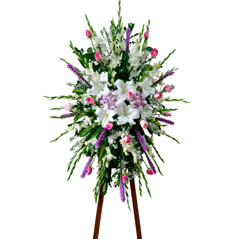 Corona floral siempre linda