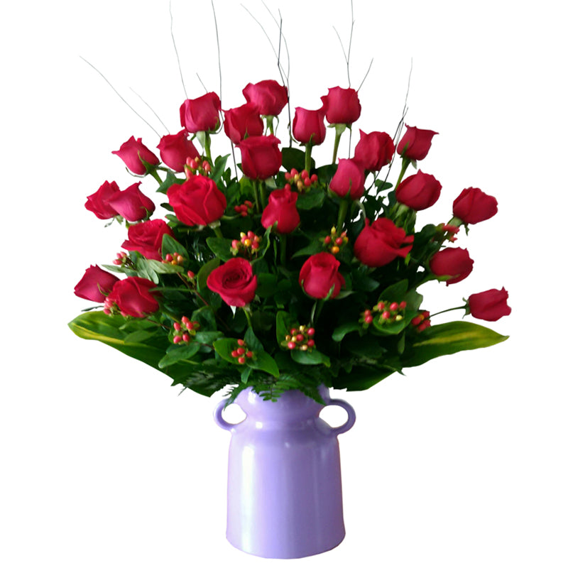 Arreglo floral de rosas Paulina