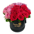Hat box 24 rosas Violette