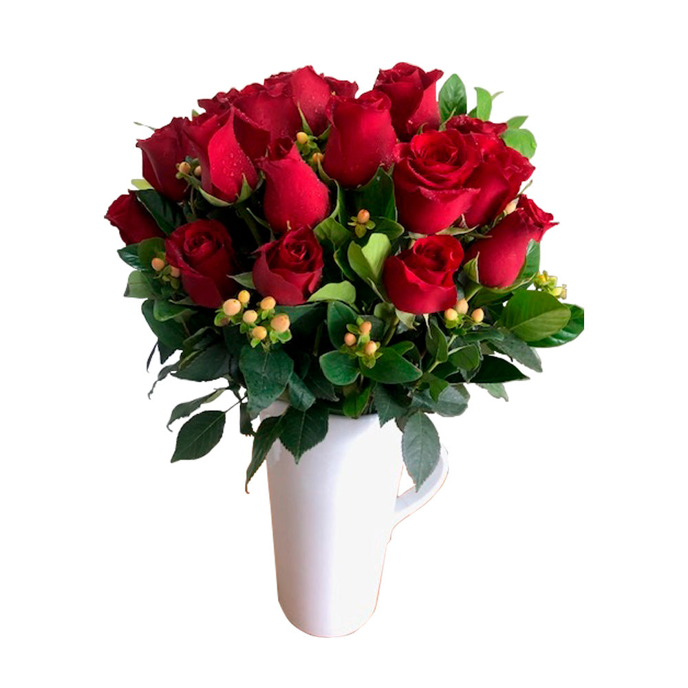 Opalo florero 24 rosas